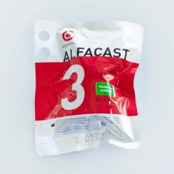 Бинт полимерный ортопедический, Alfacast (Альфакаст) р. 3 (7.5смх3.6м) №1 полиэстер зеленый инд. уп.