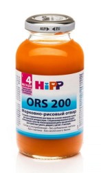 Сок Hipp морковно-рисовый отвар с 4 мес ОРС-200 200 г