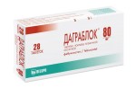 Даграблок, таблетки покрытые пленочной оболочкой 80 мг 28 шт
