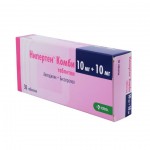 Нипертен Комби, таблетки 10 мг+10 мг 30 шт