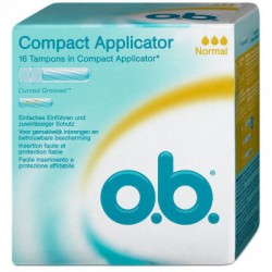 Тампоны o.b. нормал с аппликатором 16 шт.