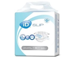 Подгузники для взрослых ID Бэйсик медиум р. M (70-130 см) 10 шт. 1850 мл