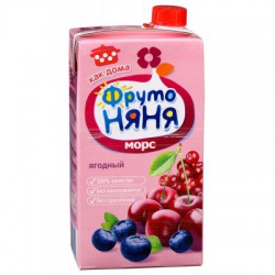 Морс Фрутоняня вишня клюква черника 500 мл