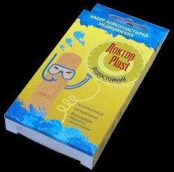 Лейкопластырь Доктор пласт водостойкий 24 шт.